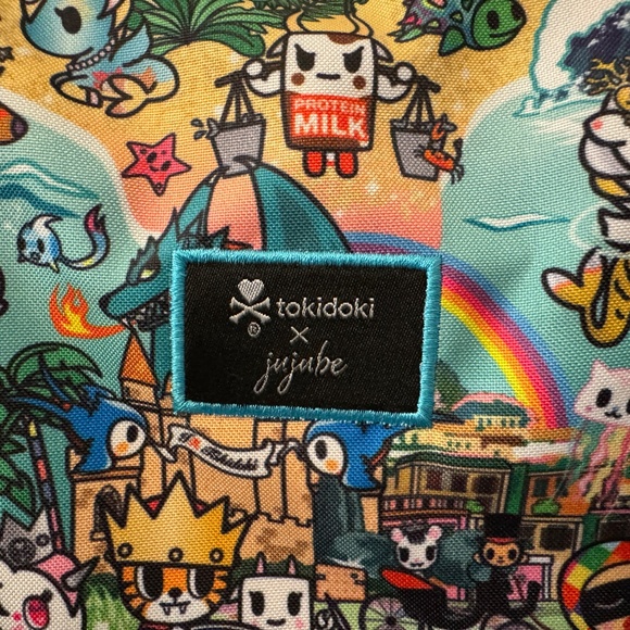 JuJuBe x Tokidoki All That Tote Fantasy  Paradise NWOT Diaper Bag/Beach Bag - Picture 2 of 10
